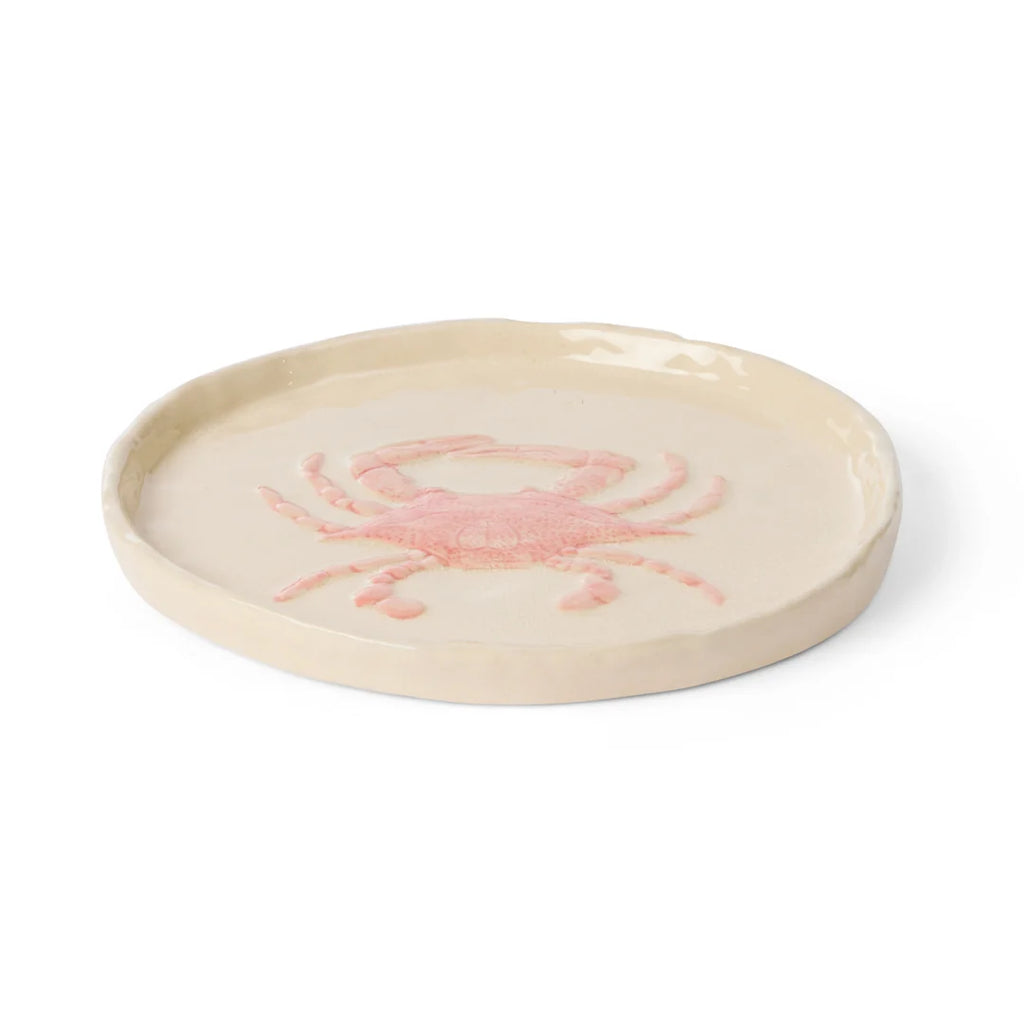Pink Crab Plate