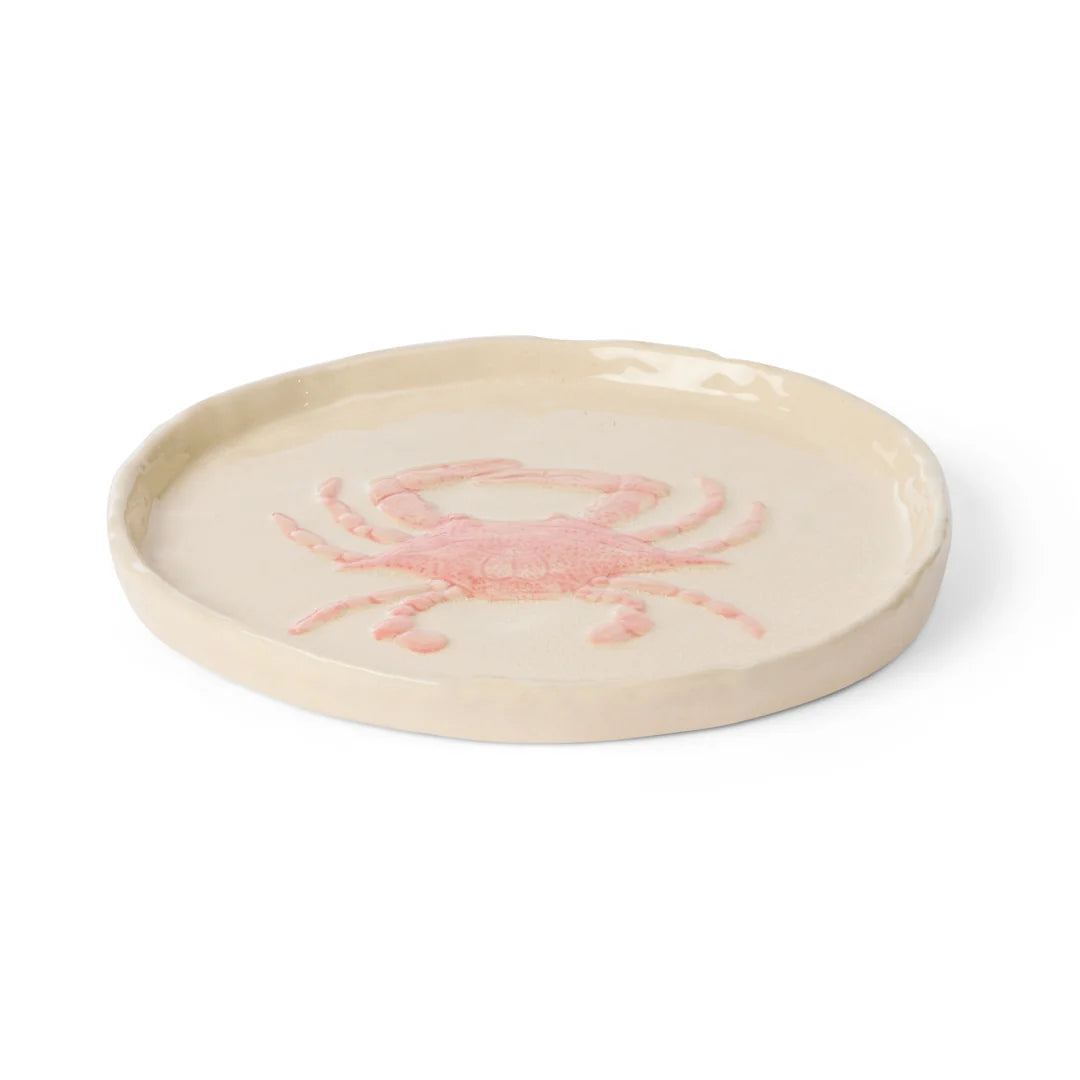 Pink Crab Plate