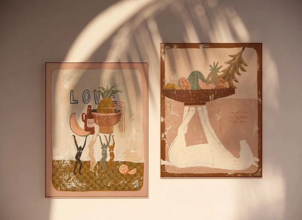 Tahnee Kelland- I've Got a lot on my Plate Print