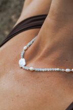 SunVoyager- Aquamarine Necklace