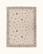 Olive's House Tablecloth — Black/ Beige