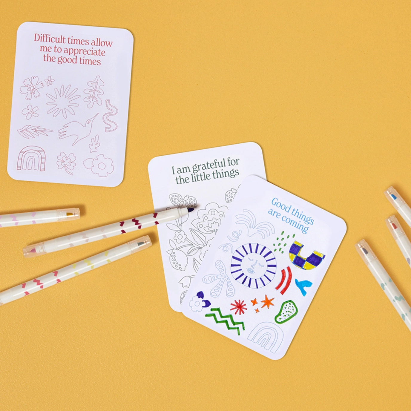 Journey of Something- Colour Your Own Affirmation Cards