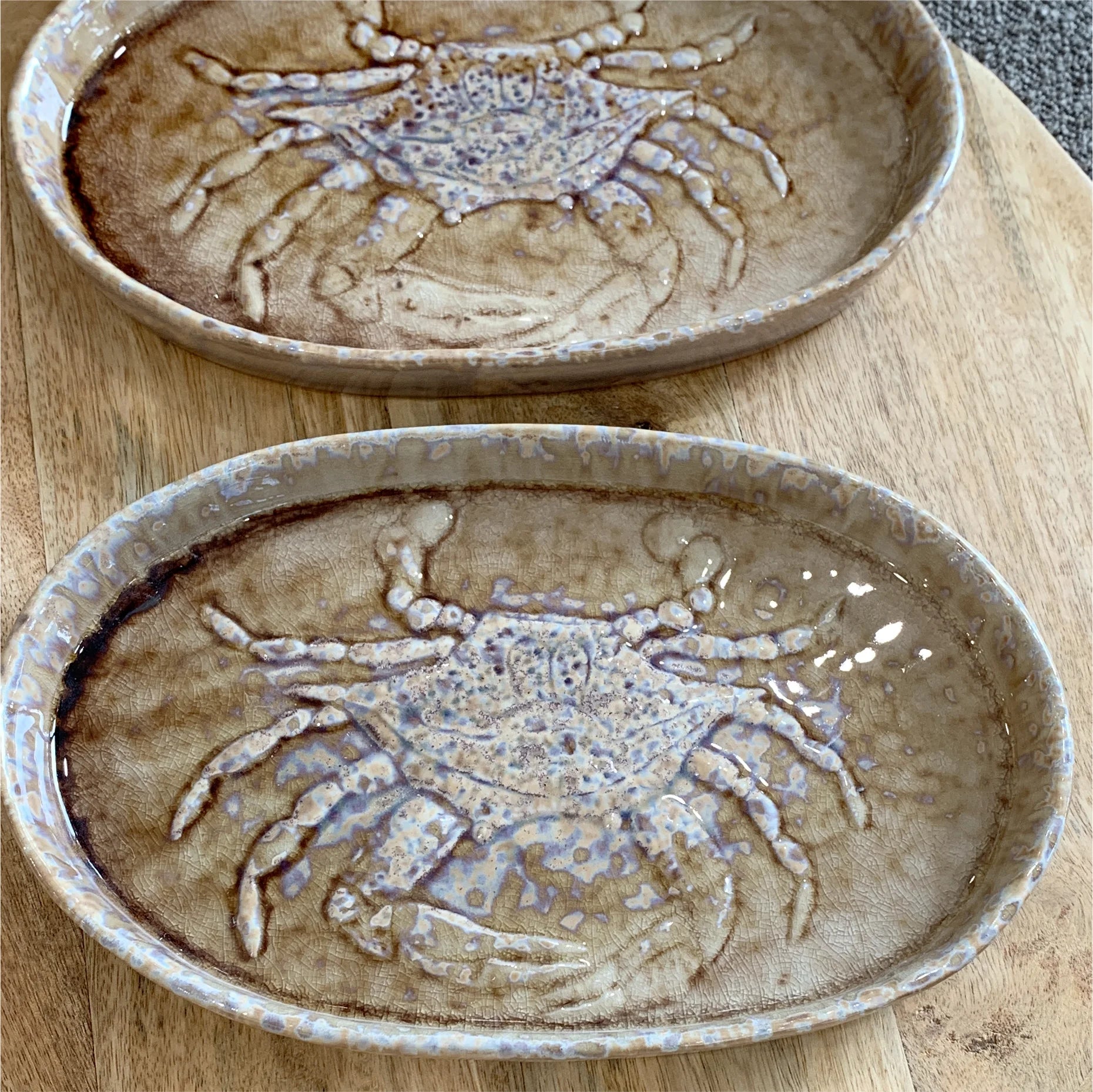 Coast to Coast- Granchio Ceramic Platter