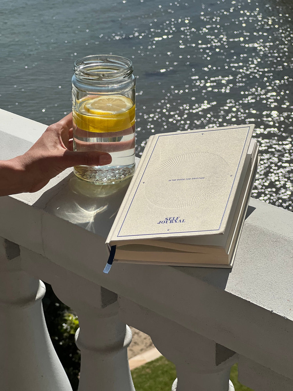 Selfdom- White Gratitude Journal