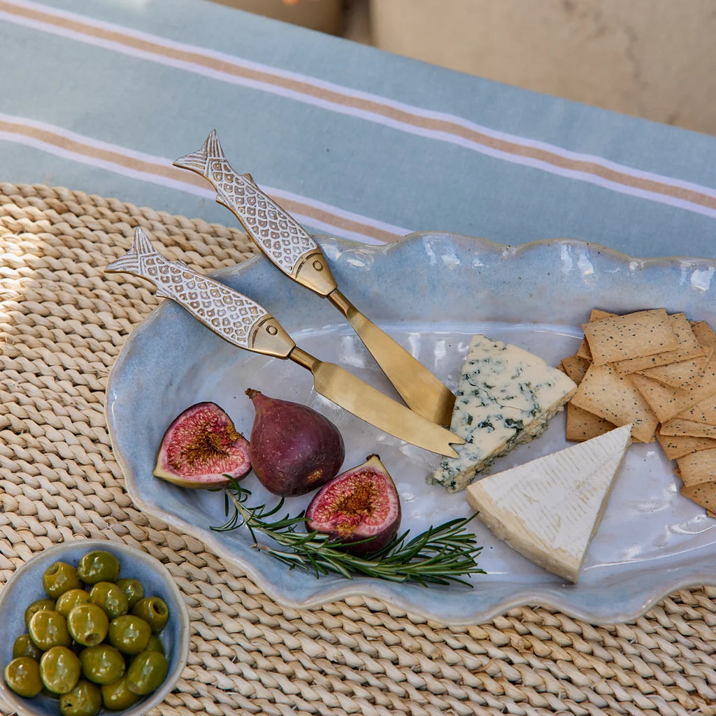 Fish Cheese and Knife Set