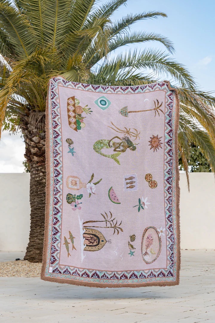 Good Throw Co- Sea Song Mermaid Throw