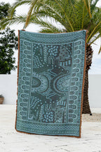 Alkira Brown Indigenous Art Throw