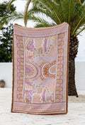 Alkira Pink Indigenous Art Throw