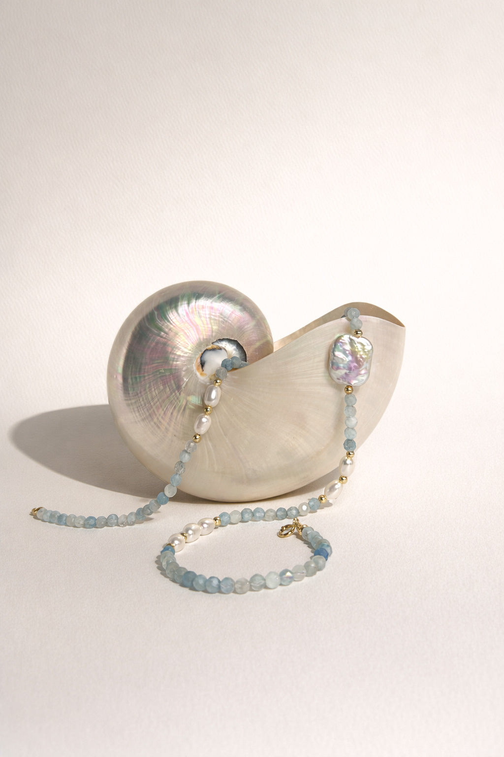 SunVoyager- Aquamarine Necklace
