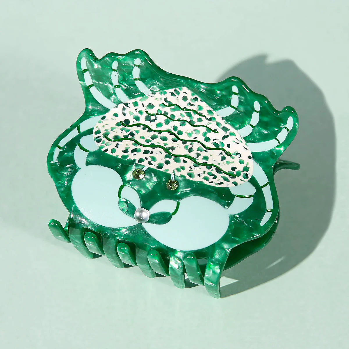 Kingston Jewellery- Mint Crab Hair Claw