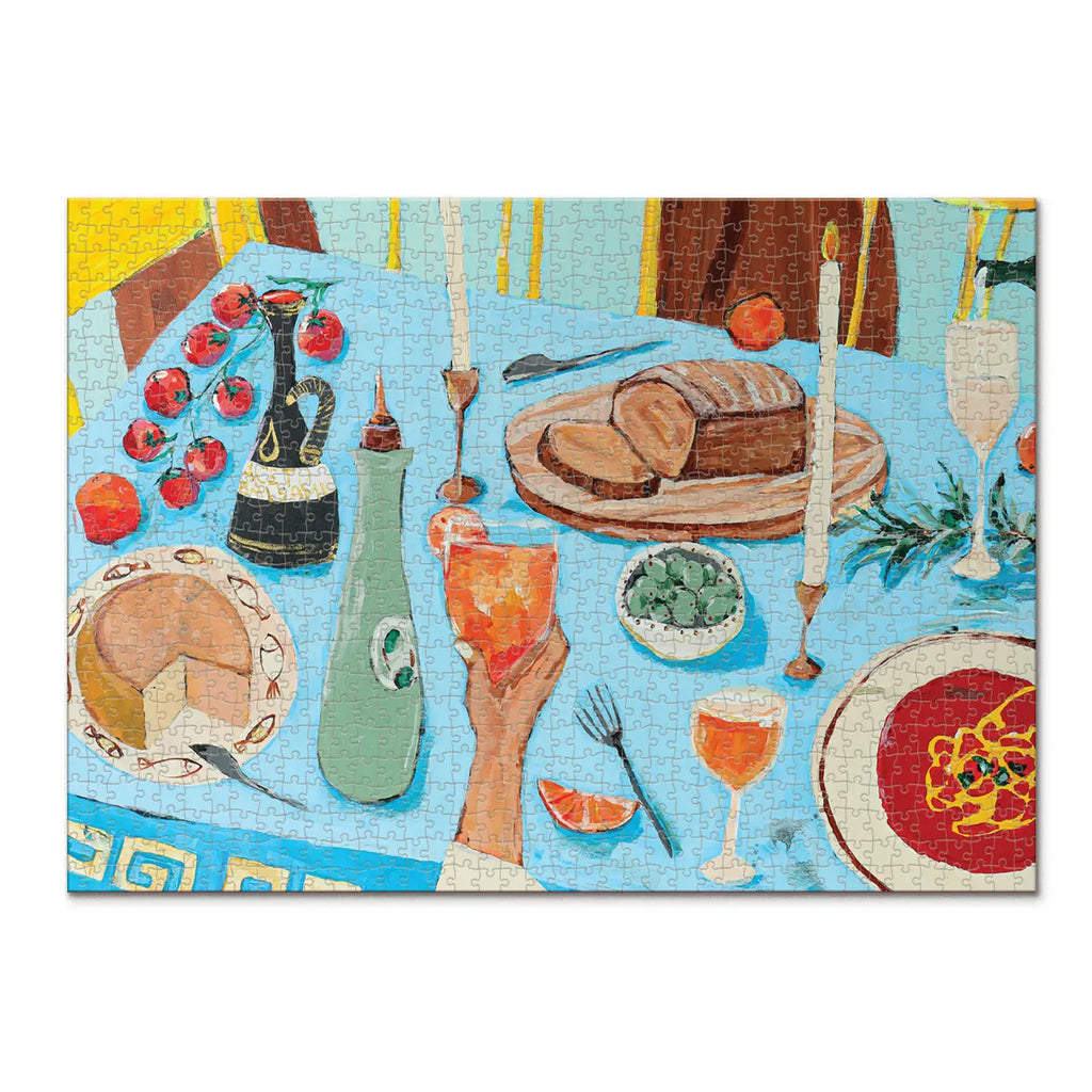 Journey of Something- 1000 Piece Puzzle - Feast On the Sunlit Terrace
