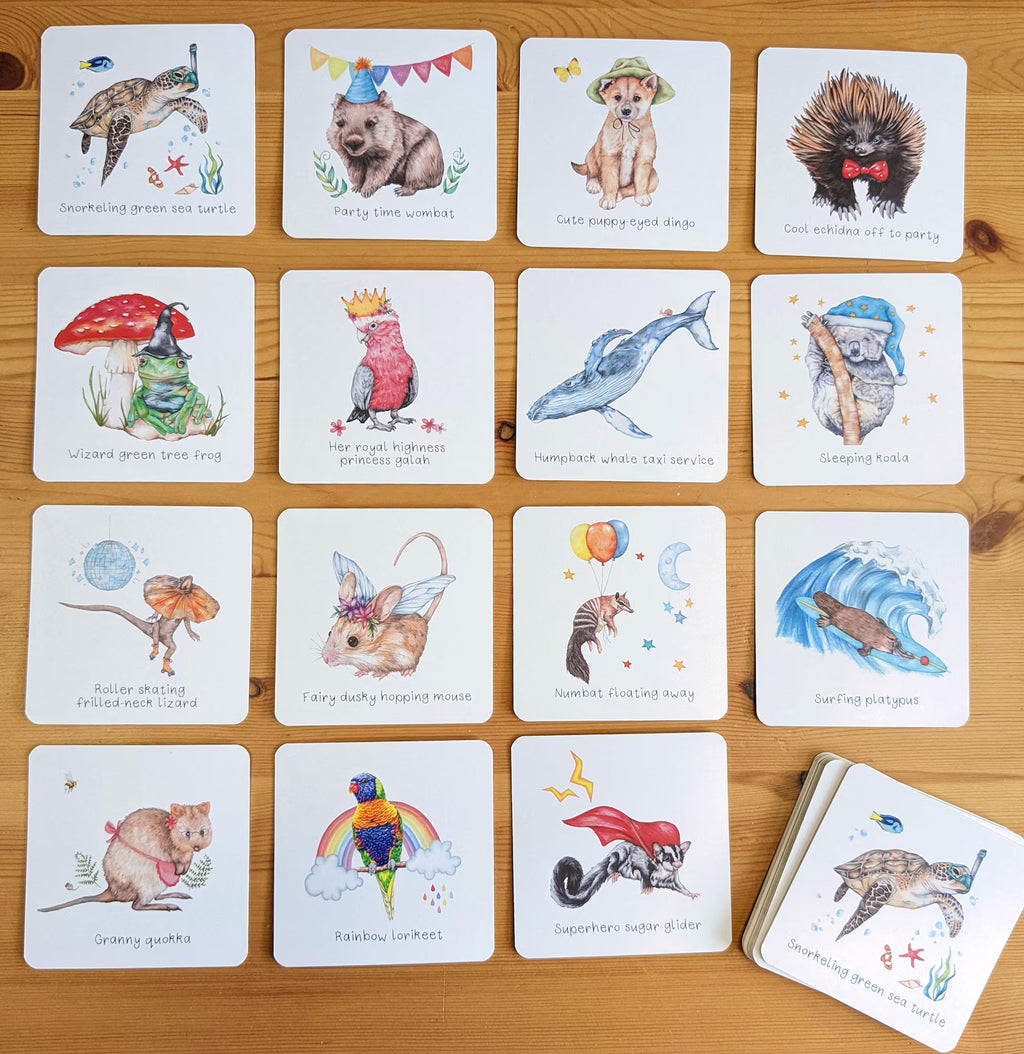My Tiny Explorer- Australian Animal Memory Card Game