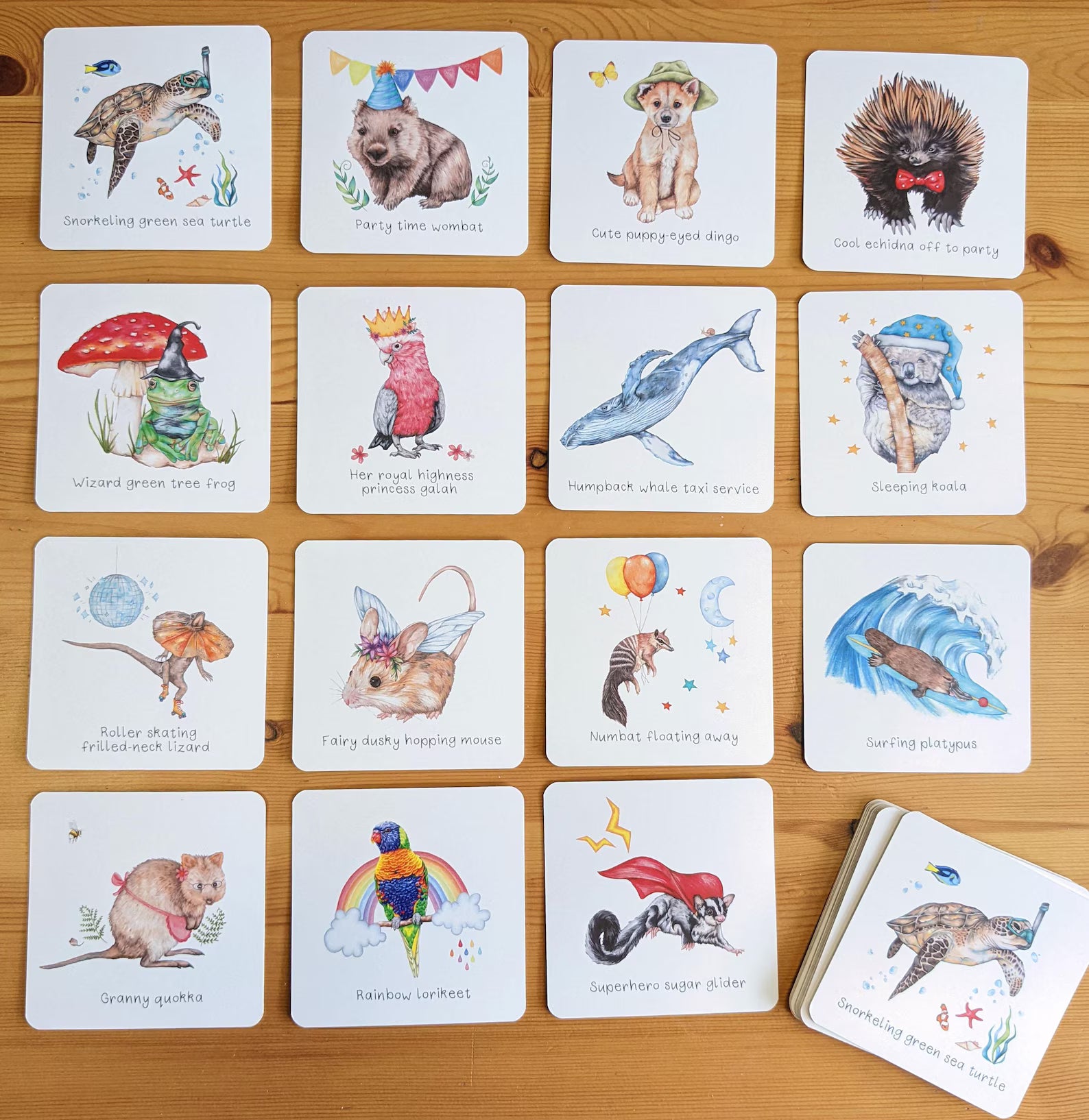 My Tiny Explorer- Australian Animal Memory Card Game