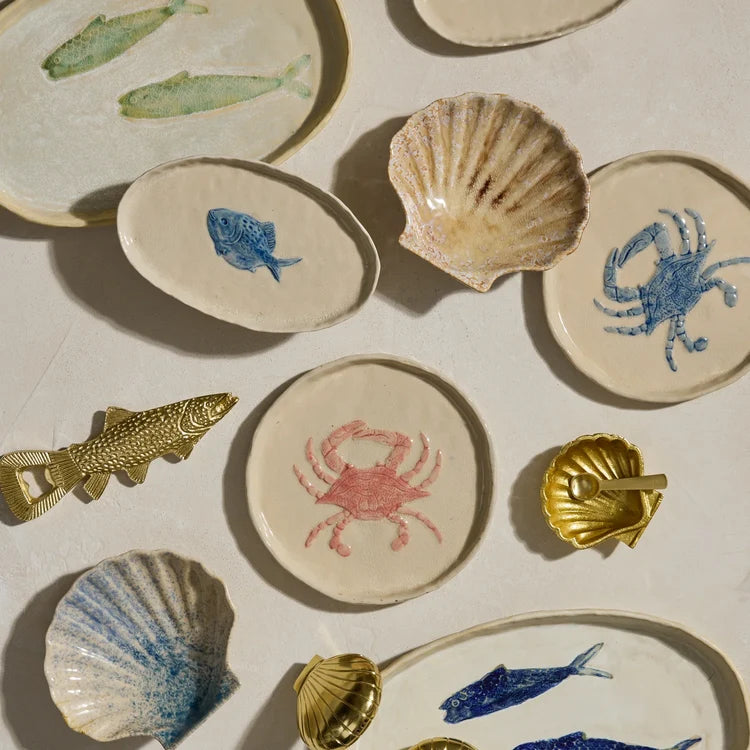 Pink Crab Plate