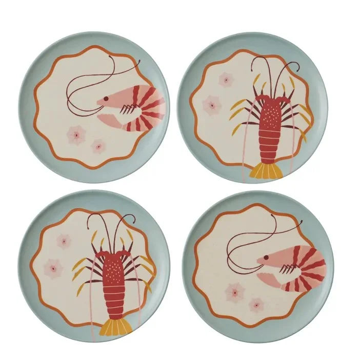 Coast to Coast- Shack S/4 Bamboo Fibre Plates