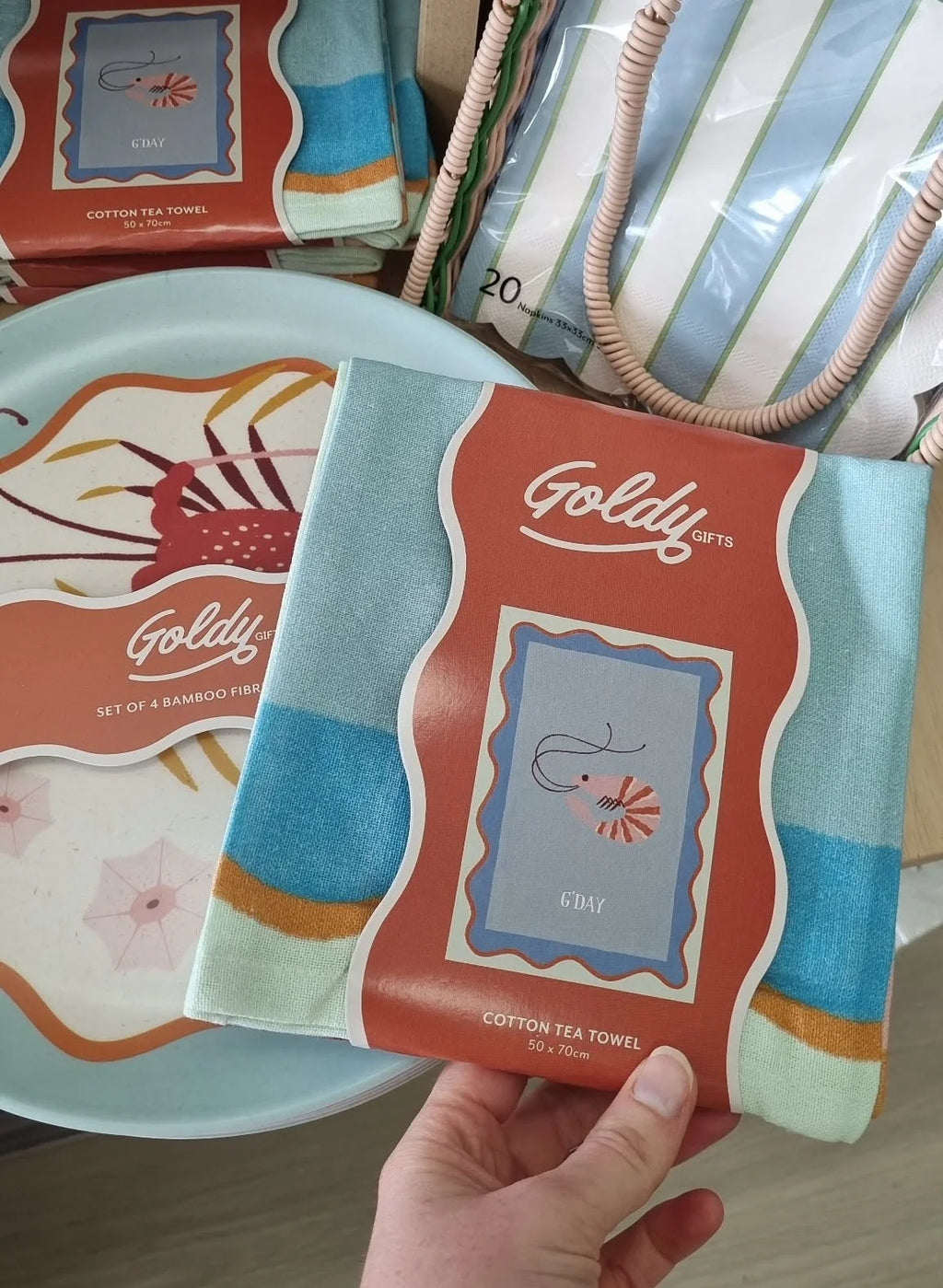 Coast to Coast- Shack S/4 Bamboo Fibre Plates